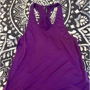 Yoga/workout tunic length top